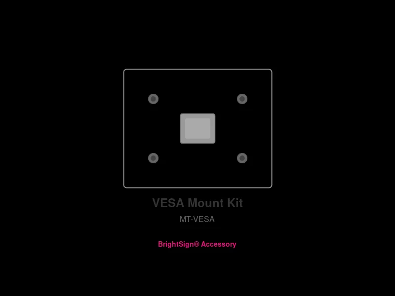 BrightSign VESA Mount Kit