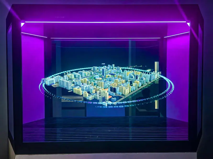 Holographic visualisation from DigiComm studio